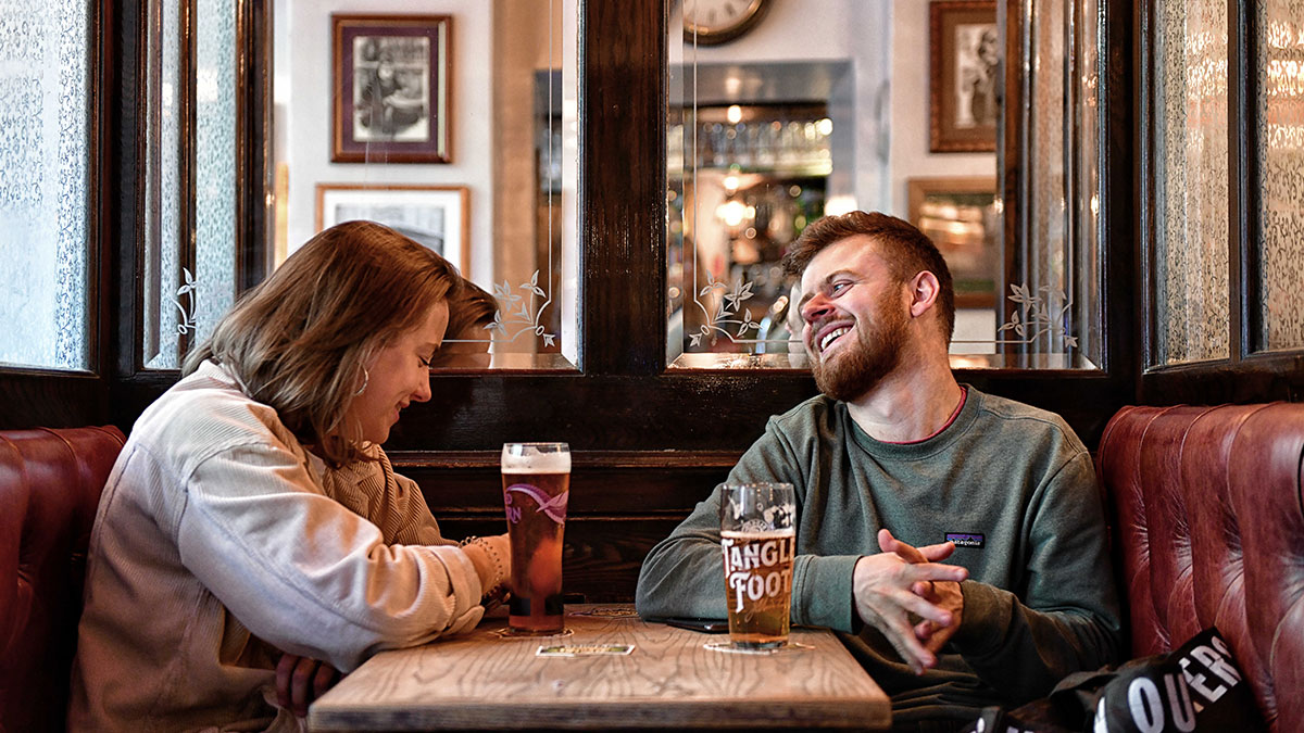 The Shaston Arms customers interior